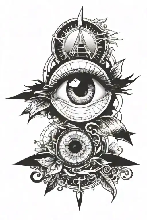 mitology , eye , soul tattoo design idea