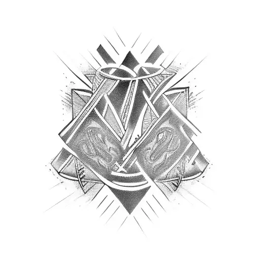 THE PAST IS PRESENT tattoo design idea