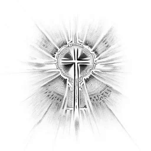 Ankh cross tattoo design idea