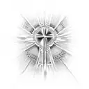 Ankh cross tattoo design idea
