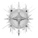 Ankh cross tattoo design idea