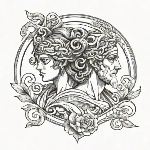  Greek mythology tattoo design idea