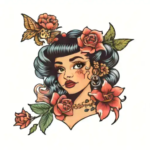 melanie martinez crybaby tattoo design idea