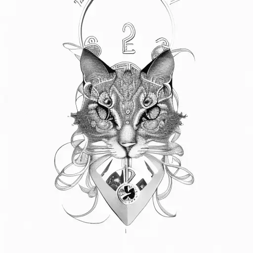 ELLA ROSE CLOCK tattoo design idea