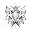 Manta Ray tattoo design idea
