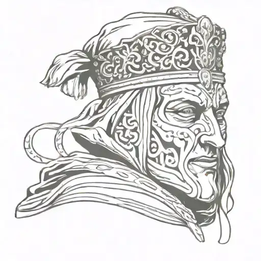 King Baldwin Iv With Mask arm tatto only mask  tattoo design idea