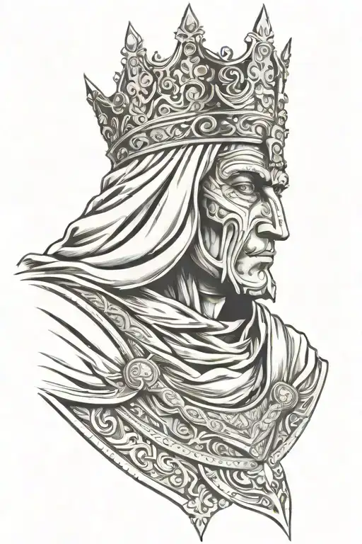 King Baldwin Iv With Mask arm tatto tattoo design idea