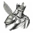 King Baldwin Iv With Mask arm tatto tattoo design idea