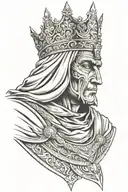 King Baldwin Iv With Mask arm tatto tattoo design idea