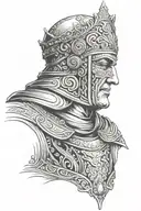 King Baldwin Iv With Mask arm tatto tattoo design idea