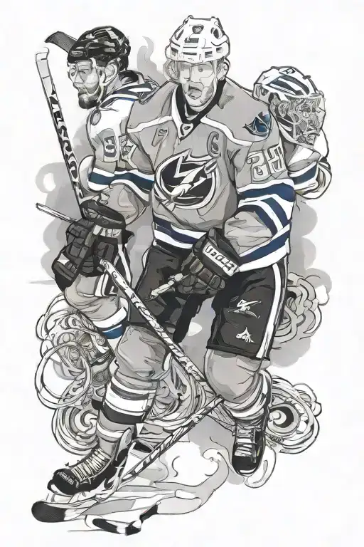 Nikita Kucherov, Steven Stamkos, Andrew Vasilevskiy tattoo design idea