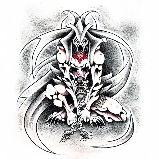 Darksiders Death tattoo design idea