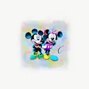 Mickey Mouse transgender flag tattoo design idea