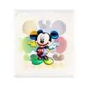 Mickey Mouse transgender flag tattoo design idea