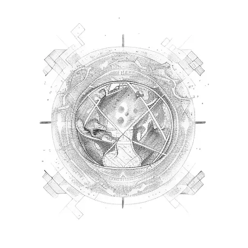 earth, fire, water, air  tattoo design idea