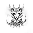 bratz tattoo design idea