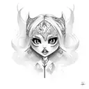 bratz tattoo design idea