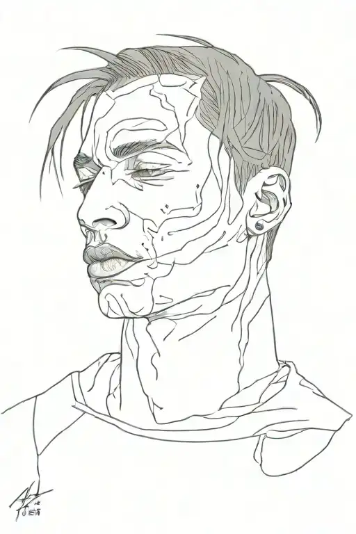 travis scott tattoo design idea