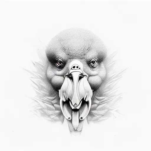 dodo tattoo design idea
