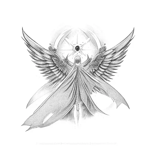 arch angel michael  tattoo design idea