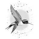 Swallow Bird tattoo design idea