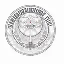 brotherhood of steel tattoo design idea