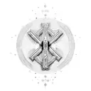 Christian Cross yeshua tattoo design idea