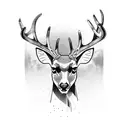 deer  tattoo design idea