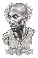 kobe bryant black mamba tattoo design idea