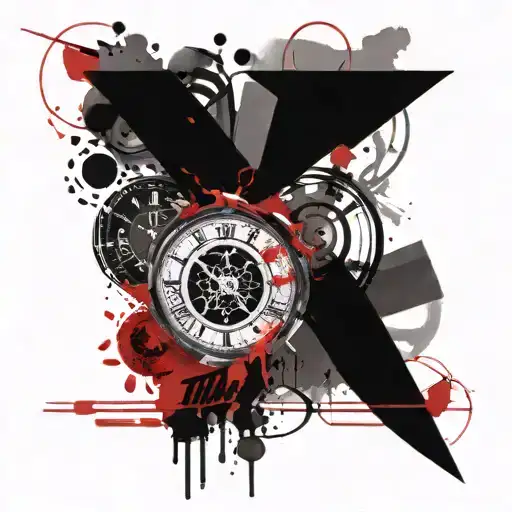September 6 2008 date tattoo featuring Roman numerals   tattoo design idea