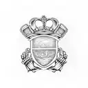 claddagh tattoo design idea