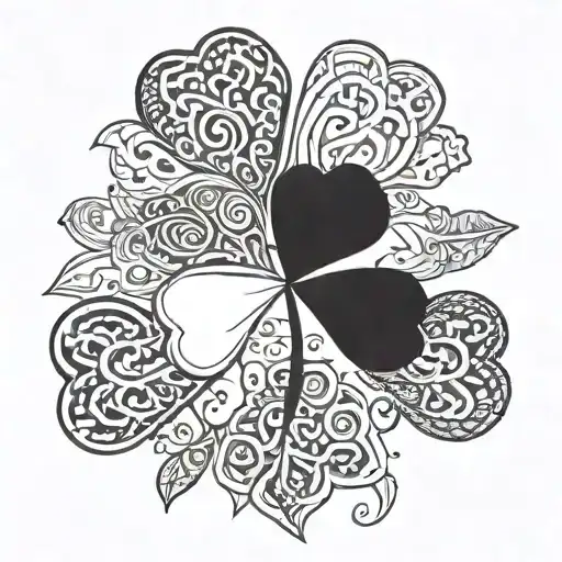 shamrock tattoo design idea