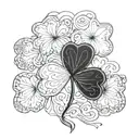 shamrock tattoo design idea