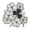 shamrock tattoo design idea