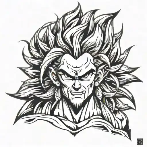 gogeta tattoo design idea