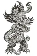 aztec god quetzalcoatl tattoo design idea