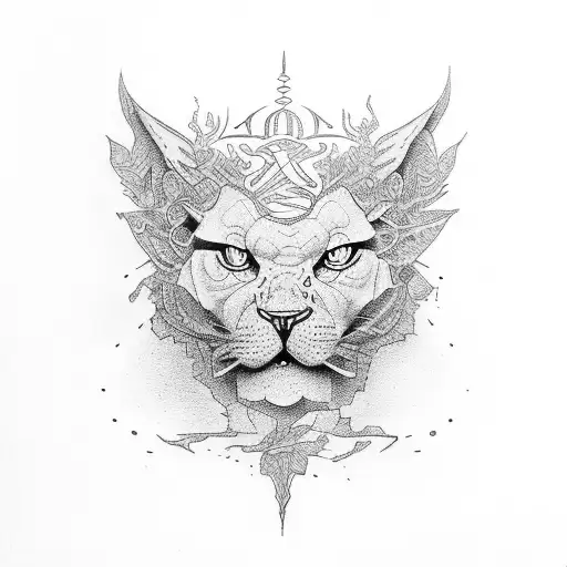 joslin in old English tattoo design idea