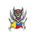 romania tattoo design idea