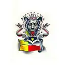 romania tattoo design idea