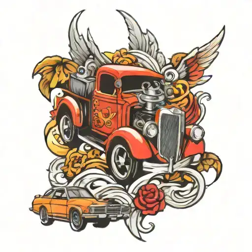 cars jdm tattoo design idea