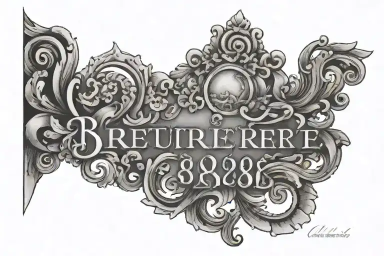 scripture verse Roman's 8:28 tattoo design idea