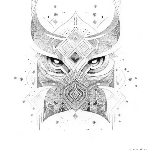 nordic tribal tattoo design idea