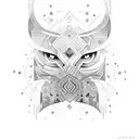 nordic tribal tattoo design idea