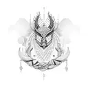 nordic tribal tattoo design idea