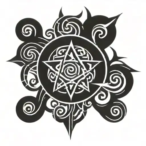 4 cardinal virtues of stoicism  tattoo design idea