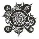 4 cardinal virtues of stoicism  tattoo design idea