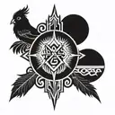 4 cardinal virtues of stoicism  tattoo design idea