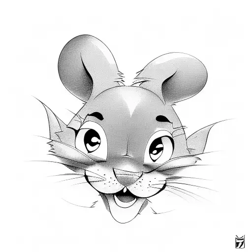 tom and jerry tattoo design idea