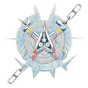  The design features a broken chain as the central element, symbolizing freedom and liberation from constraints.  The br tattoo design idea