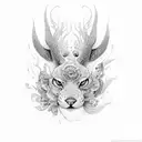 lirio de cala blanco tattoo design idea